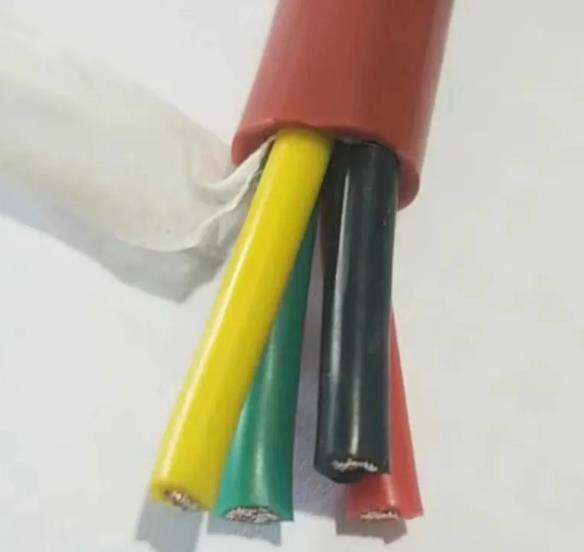 硅橡胶绝缘及护套柔性控制电缆
